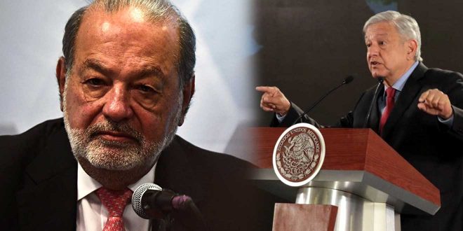 AMLO dice que Carlos Slim se retirará durante este sexenio.