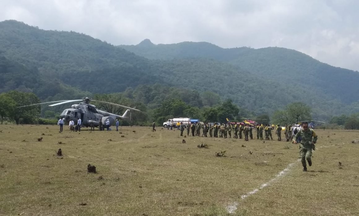 Realizarán homenaje a marinos tras desplome de helicóptero en Jalpan