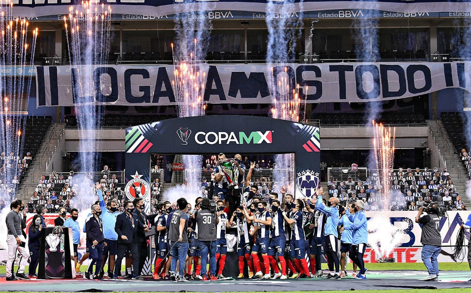 Monterrey gana la Copa MX tras empatar a uno con Tijuana