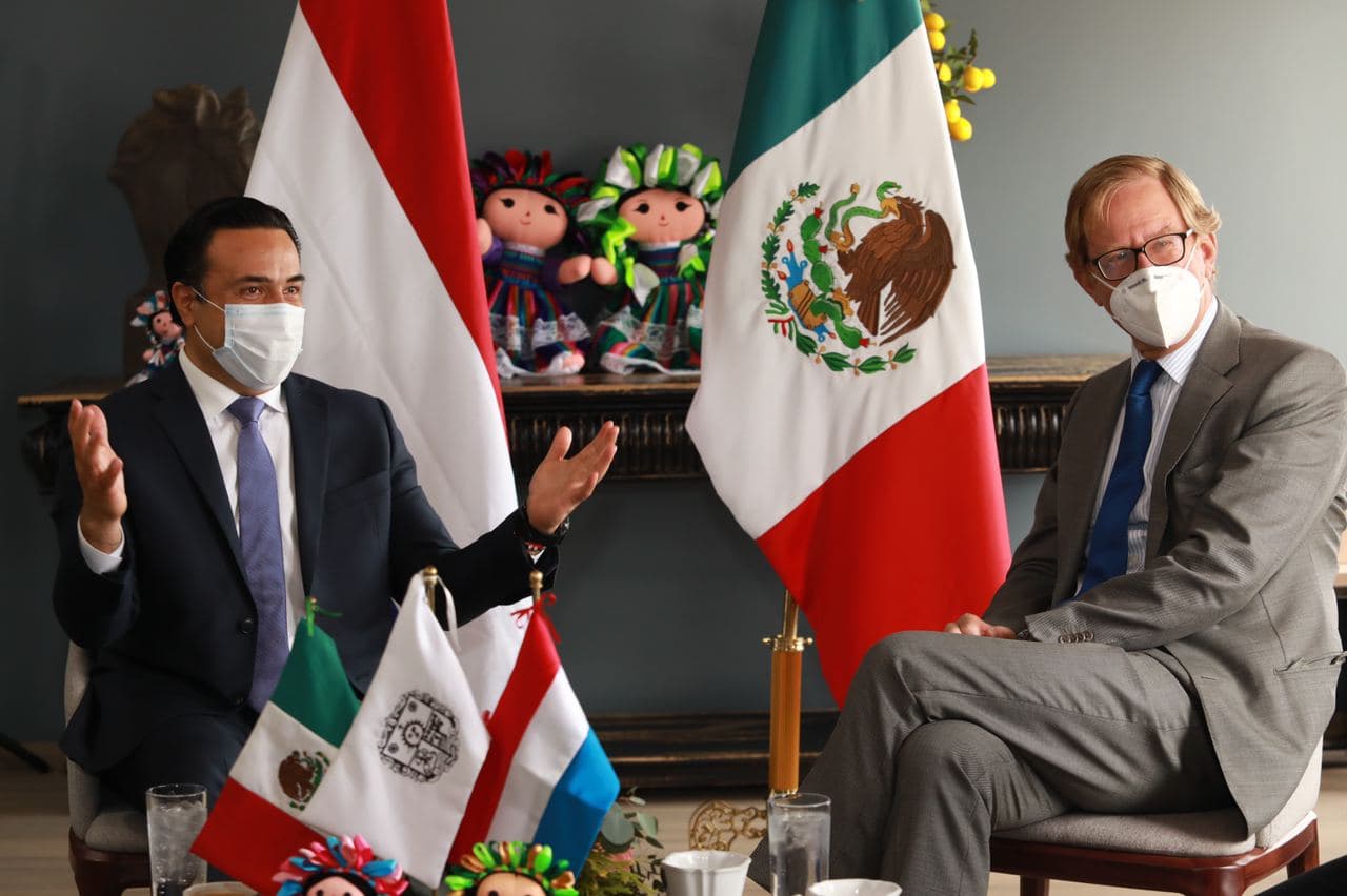 Se reúne Luis Nava con embajador de los Países Bajos