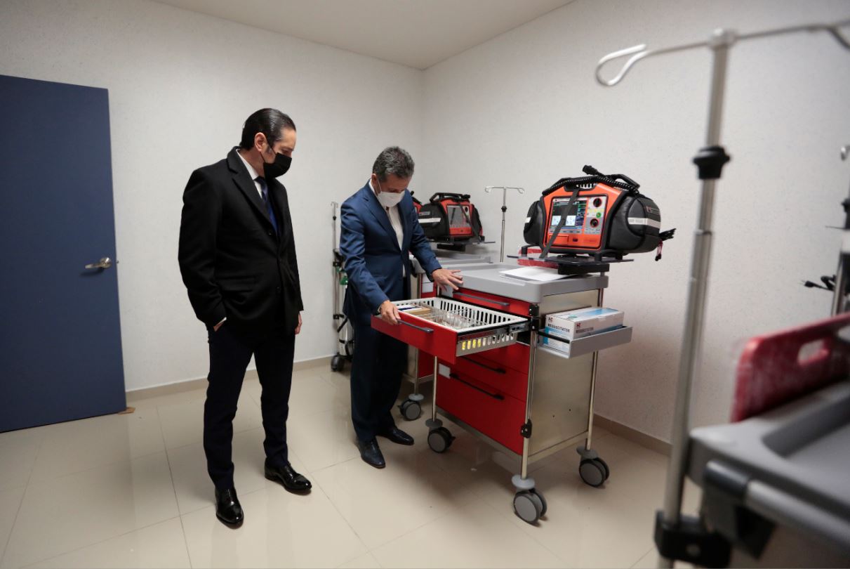 Constata Gobernador avance en el equipamiento del nuevo Hospital General de Querétaro