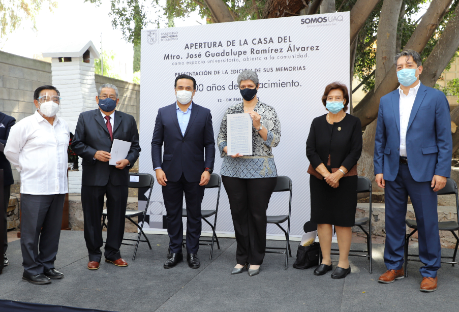 Autoridades dan apertura a la Casa Escobedo 67 del exrector J. Guadalupe Ramírez Álvarez