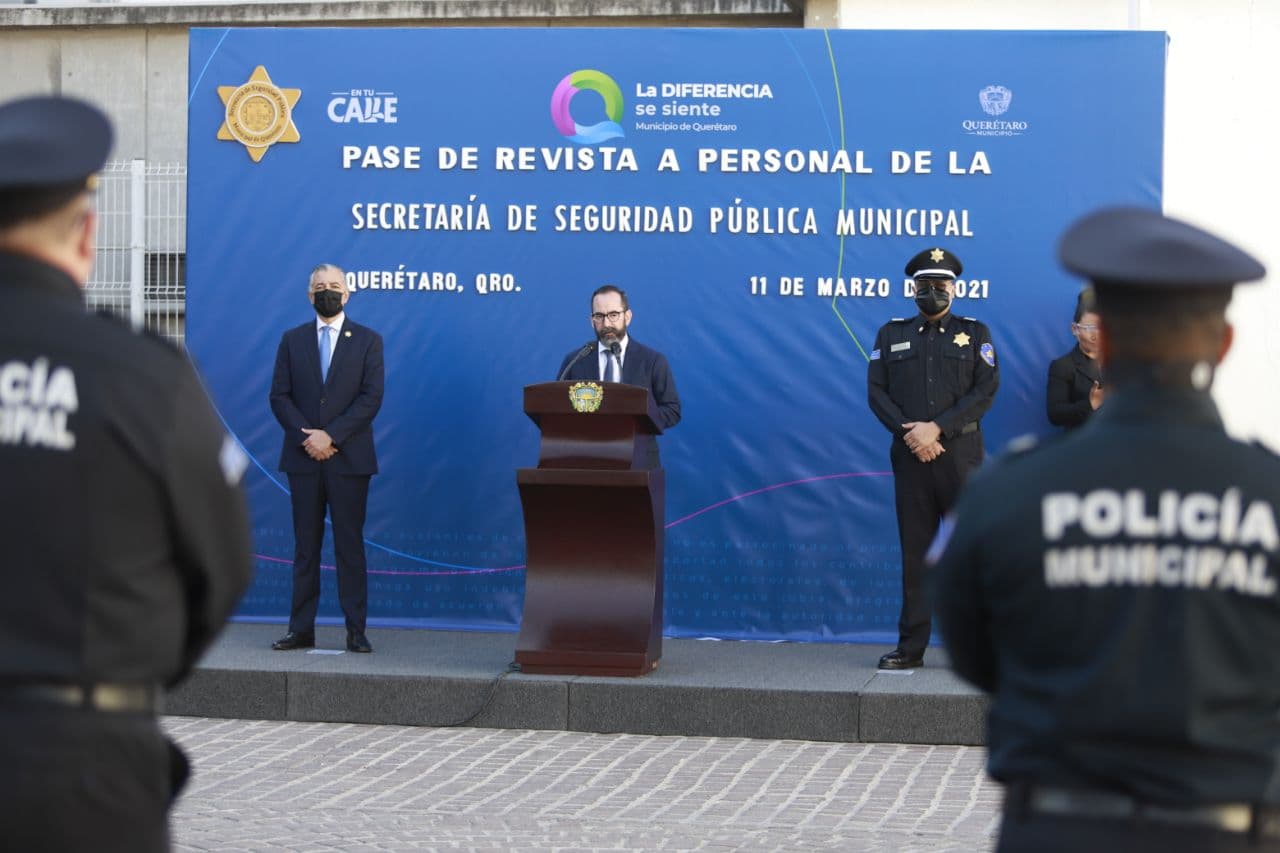 Querétaro cuenta con una Secretaría de Seguridad Pública Municipal de alto nivel