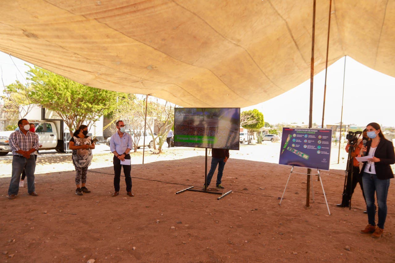 Anuncia Municipio de Querétaro la rehabilitación del parque de la colonia Ignacio Pérez
