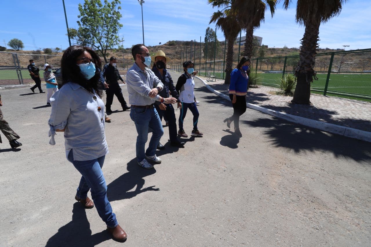 Continúa Municipio de Querétaro rehabilitación de espacios deportivos