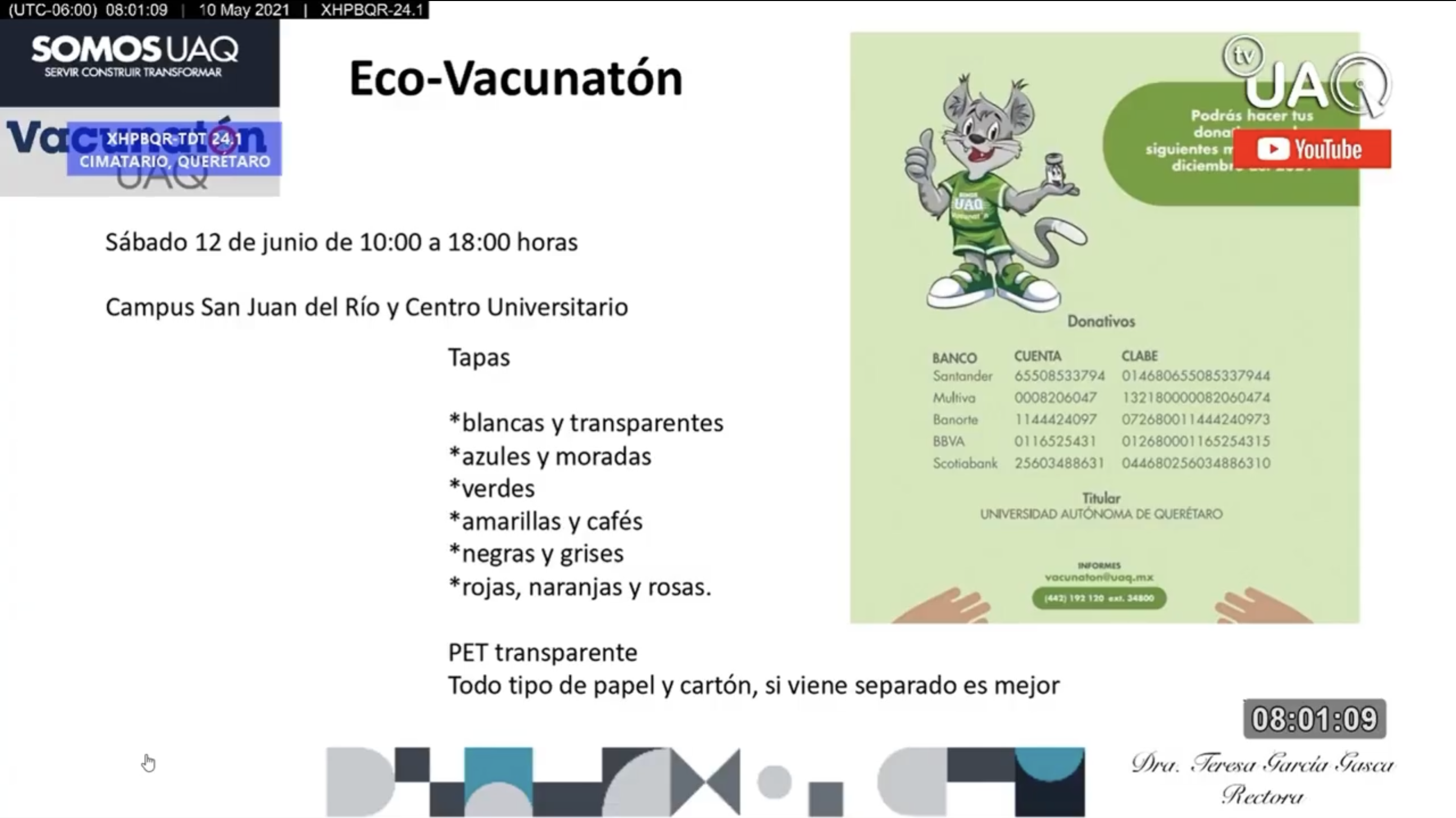 ECO Vacunatón, evento con causa y con vocación en el cuidado del medio ambiente
