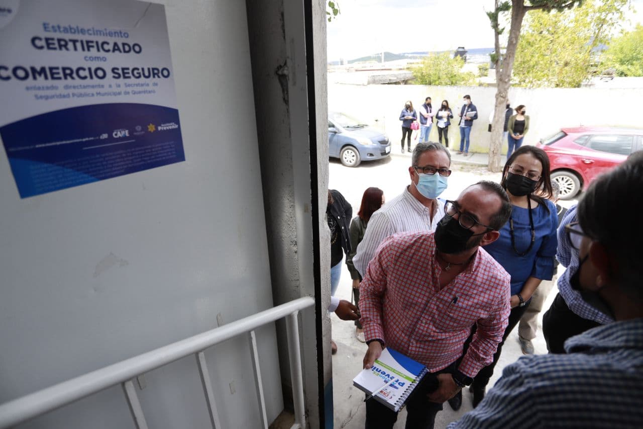 Fomenta Municipio de Querétaro la prevención de la seguridad en comercios
