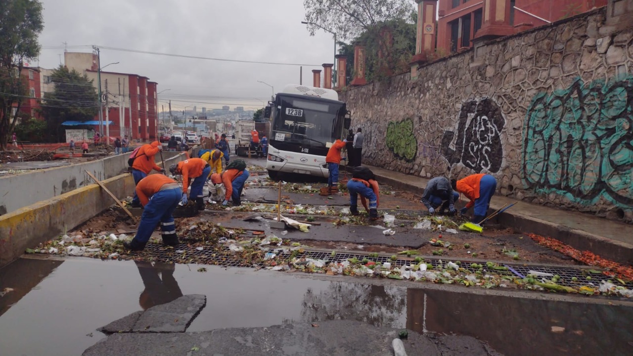 Atiende el Municipio de Querétaro las afectaciones derivadas de la lluvia matutina
