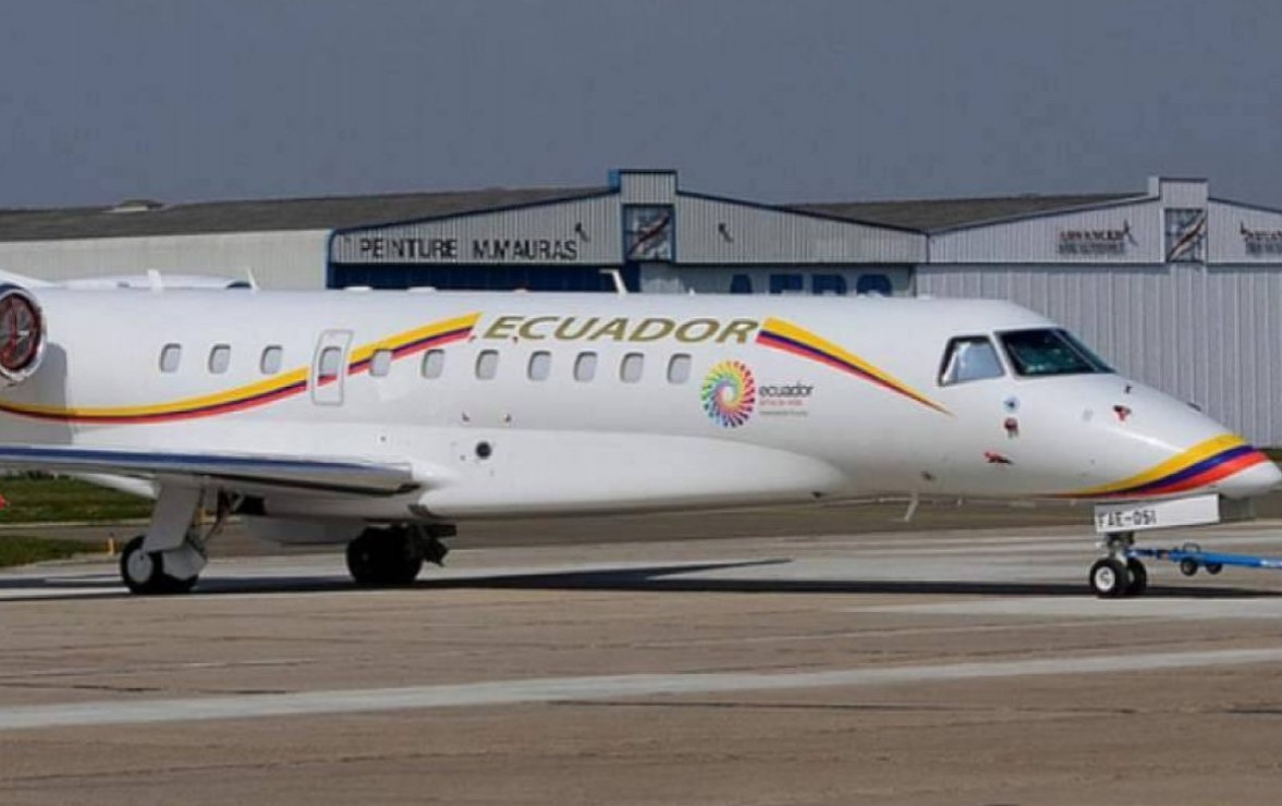 Ecuador dispuso venta de avión presidencial por ser «improductivo»