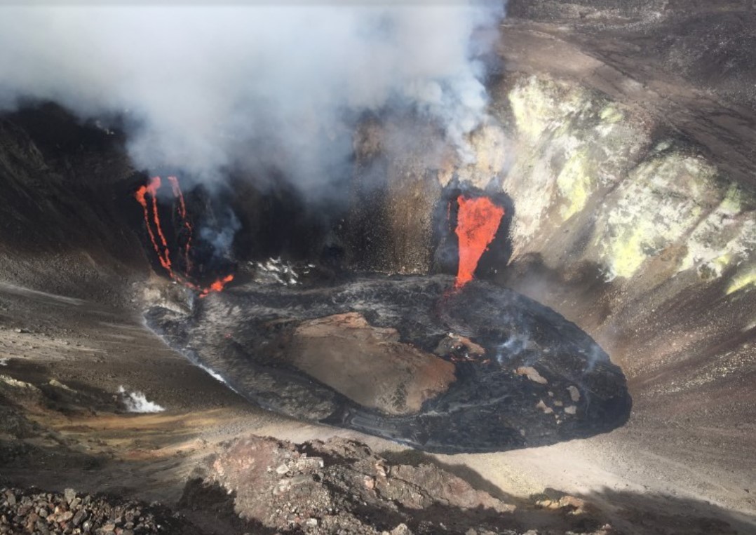 Entra en erupción volcán Kilauea en Hawai