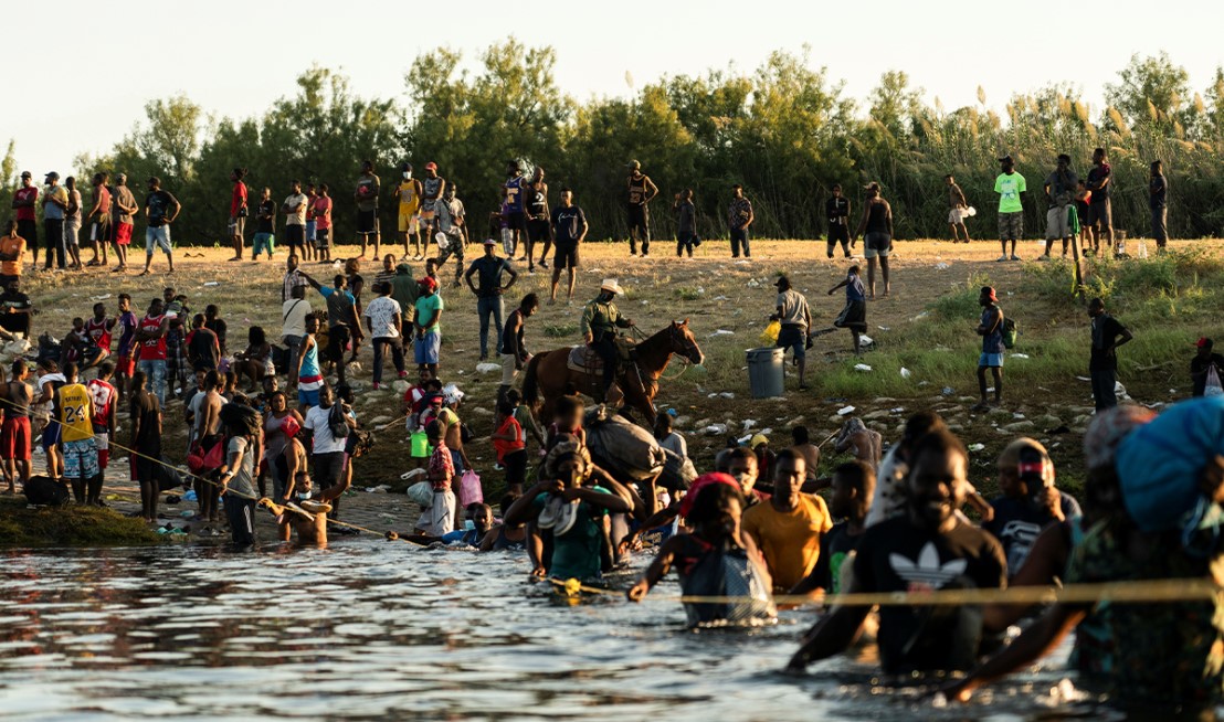 Haitianos saturan albergues en México a la espera de asilo en E.U.A.