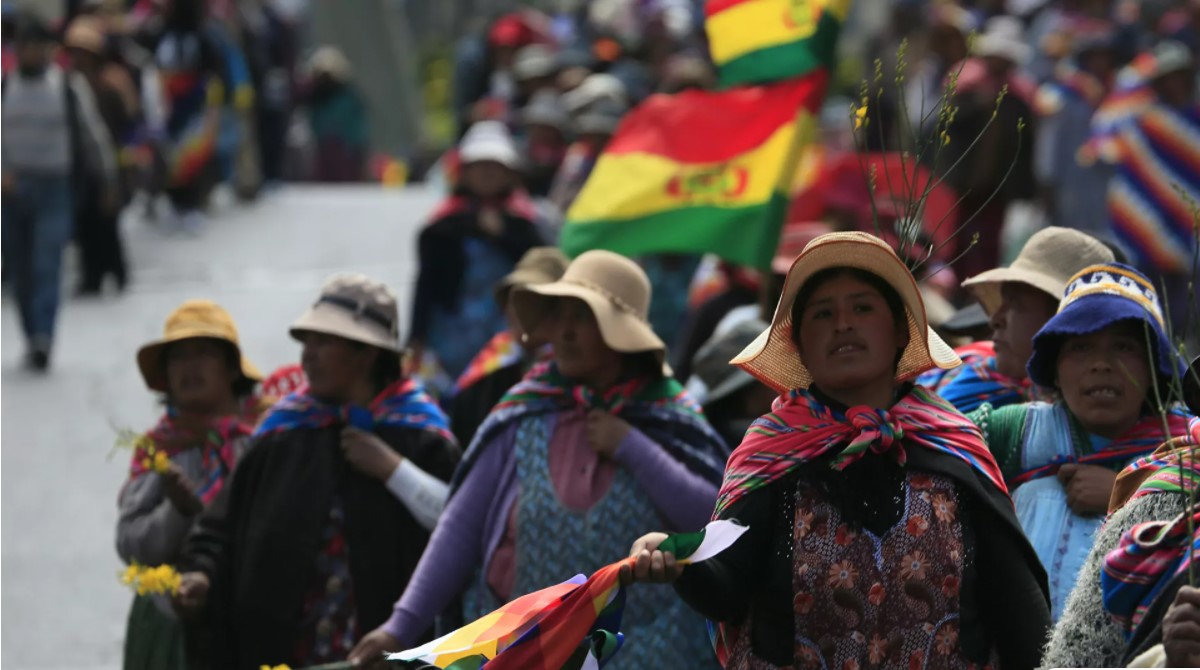 Indígenas bolivianos caminan 550 kilómetros para defender sus territorios