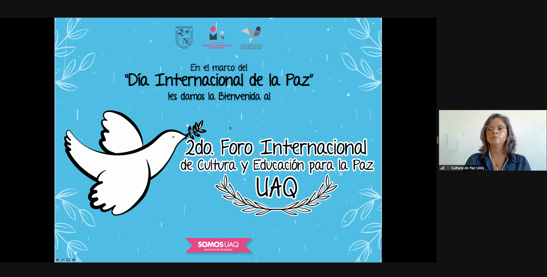 Realiza UAQ 2do. Foro Internacional de  Cultura y Educación para la Paz