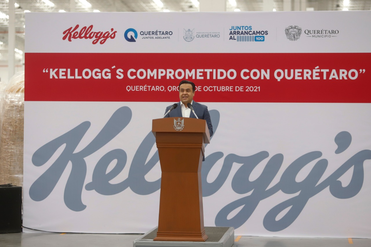 Participa Luis Nava en inauguración del nuevo centro de distribución de Kellogg’s