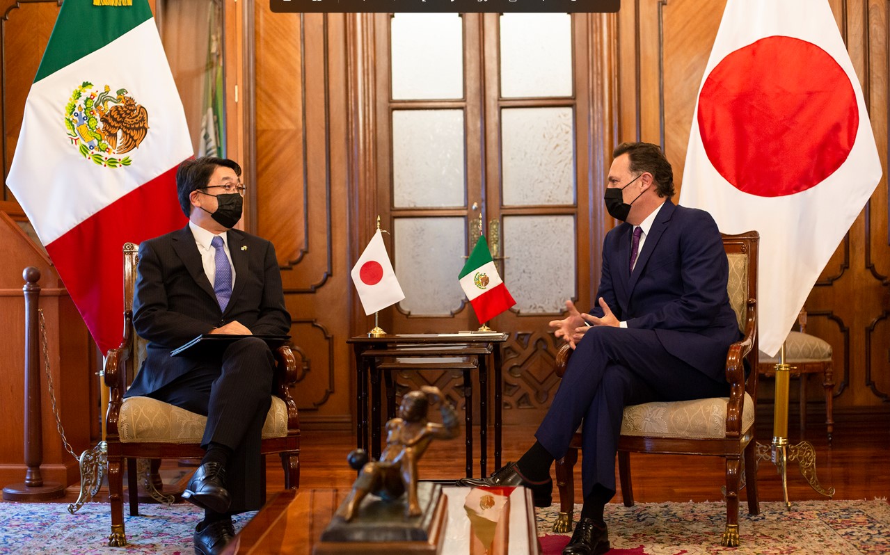 Se reúne Gobernador con Cónsul General de Japón en León, Guanajuato