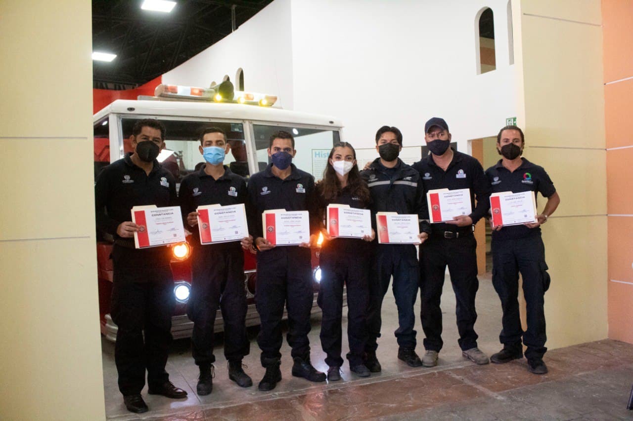 Elementos de Protección Animal reciben capacitación por el H. Cuerpo de Bomberos de Querétaro