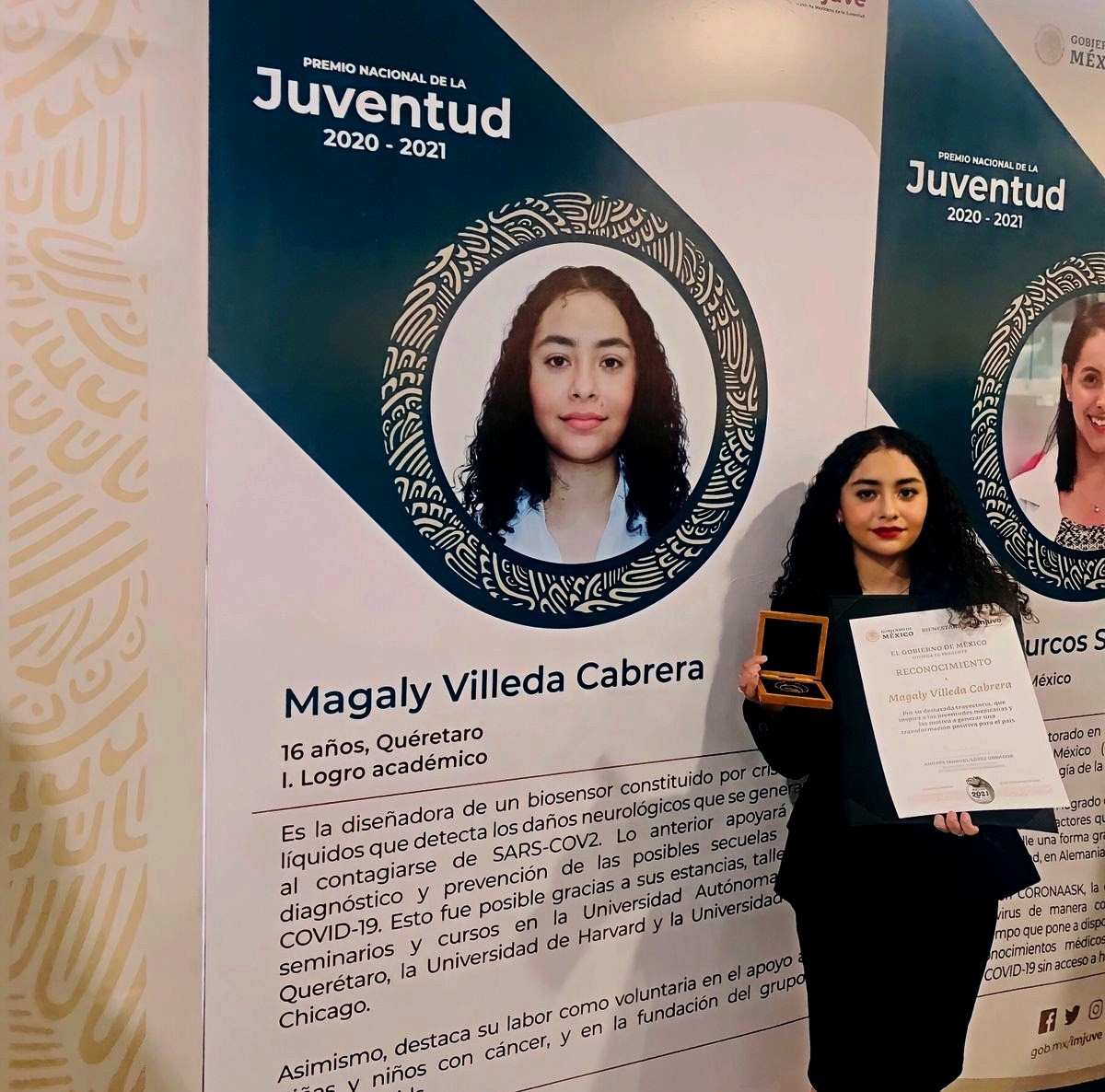 Magaly Villeda Cabrera, de Bachilleres UAQ, obtiene Premio Nacional de la Juventud