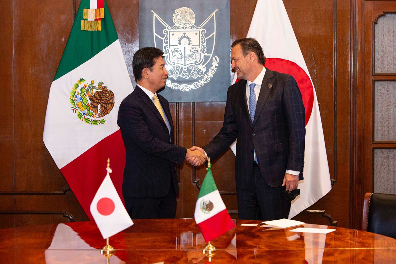 Recibe Gobernador de Querétaro a embajador de Japón en México