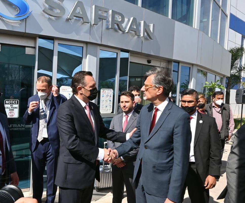 Refrenda grupo Safran compromiso con Querétaro