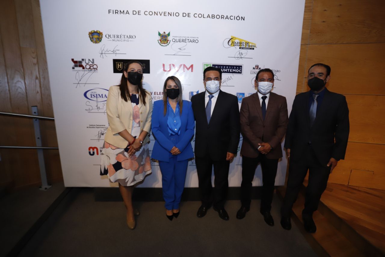 Atestigua Luis Nava el convenio entre Colegio de Abogados e instituciones educativas