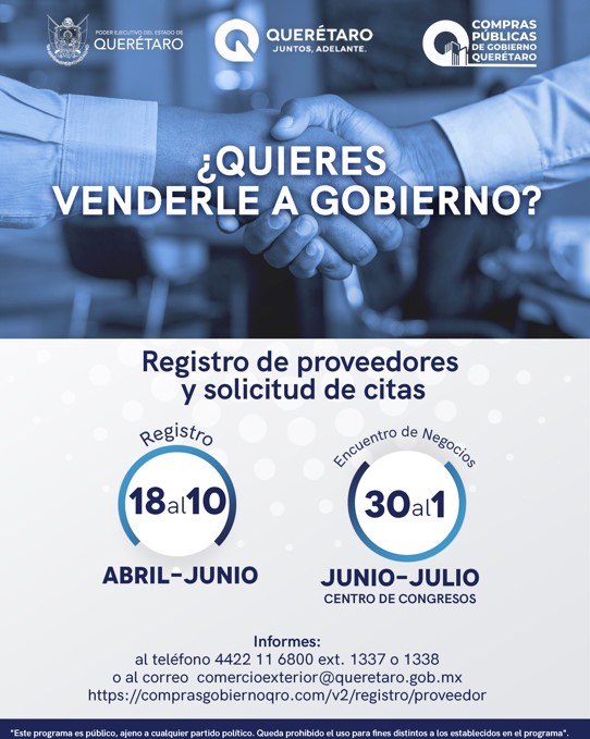 Gobierno del Estado abre requerimientos de compras públicas