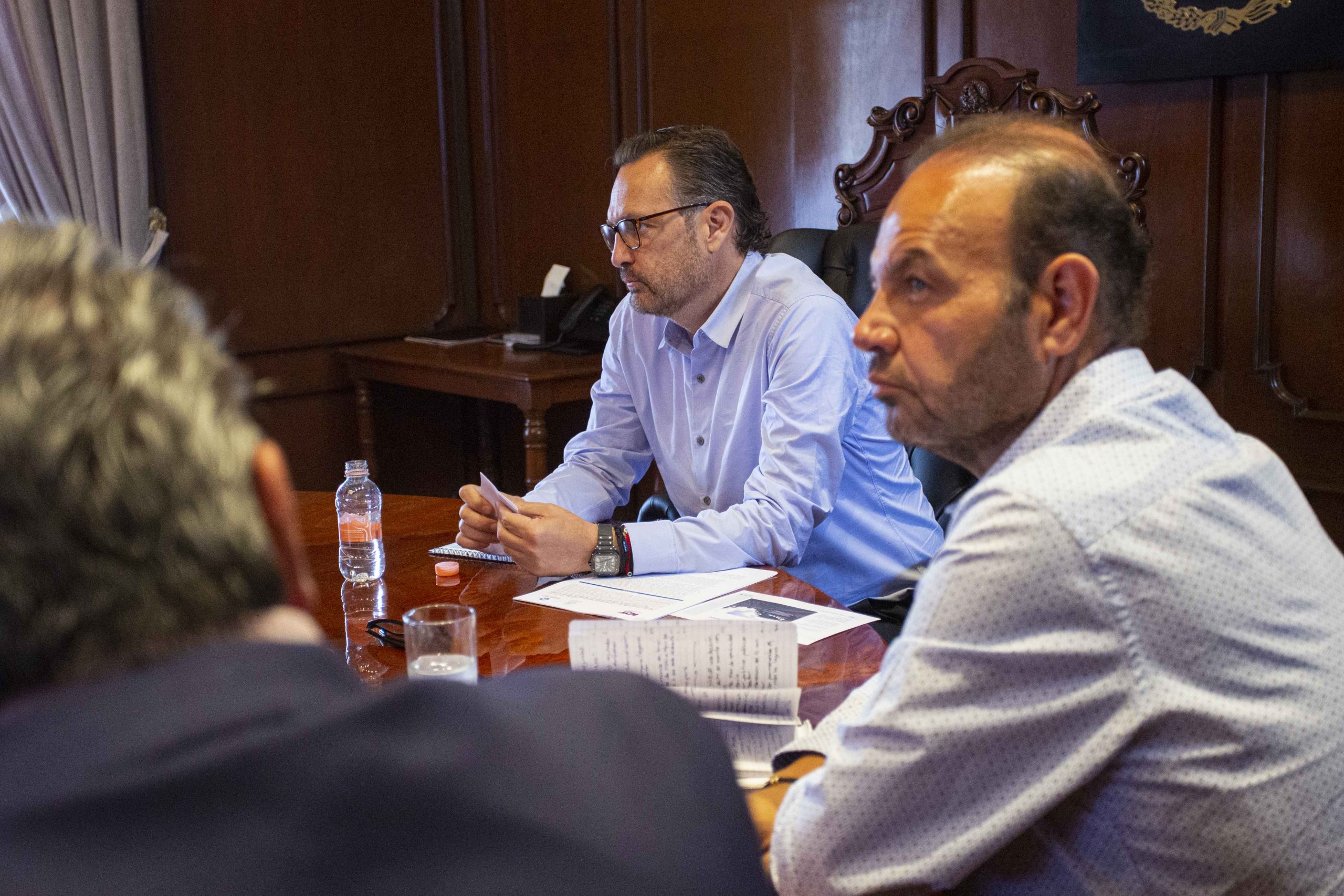 Se reúne Gobernador con concesionario del transporte público en el estado