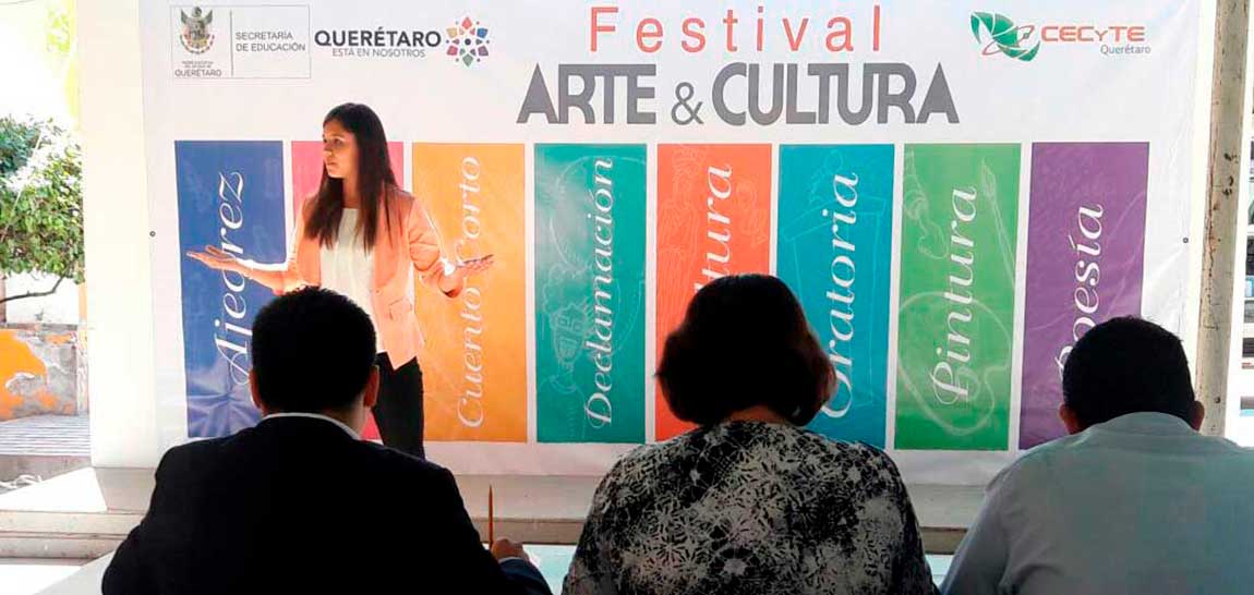 Inaugura Secretaria de la Juventud festival de arte y cultura del CECyTEQ