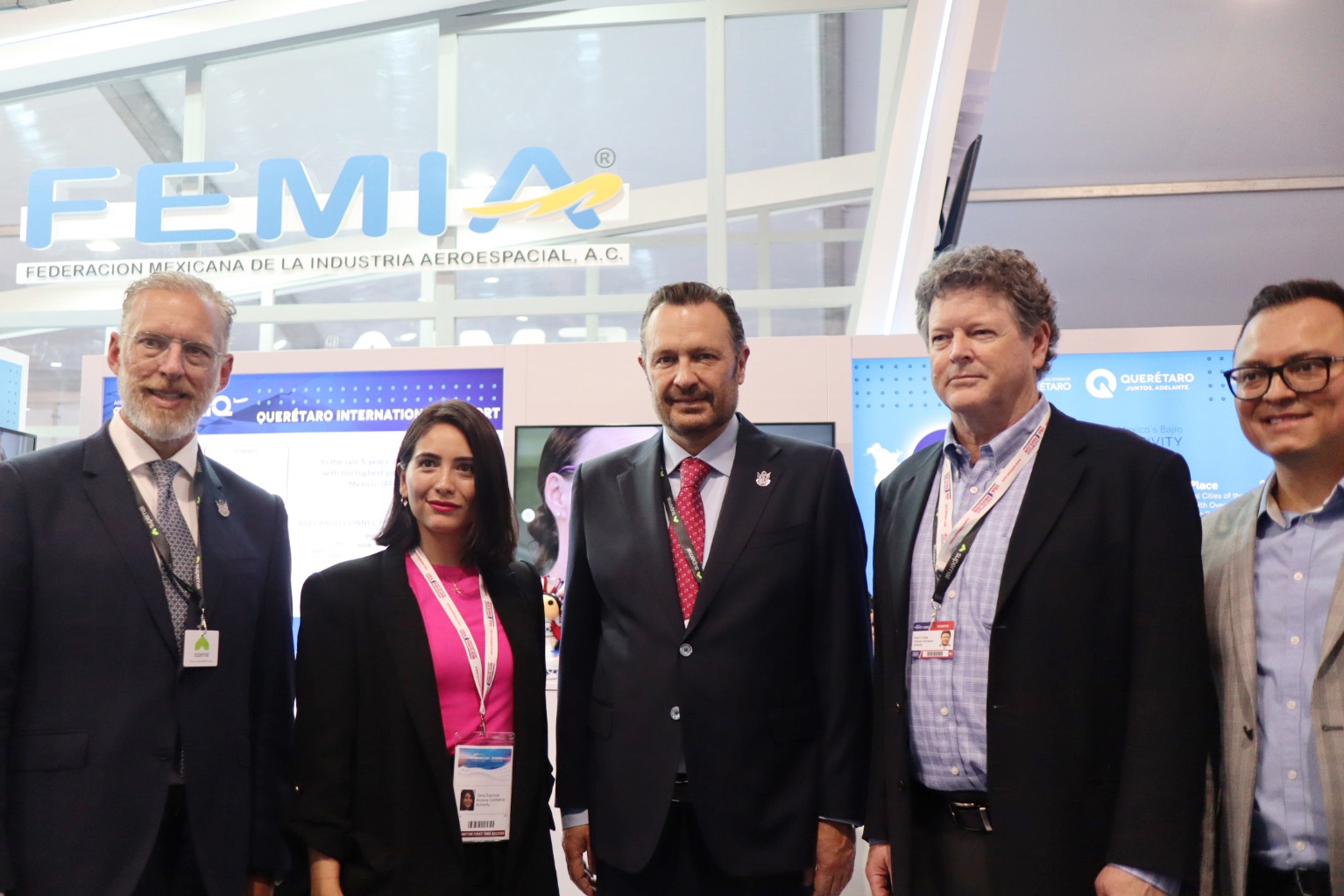 Participa Gobernador en inauguración del Pabellón FEMIA en el Farnborough International Airshow