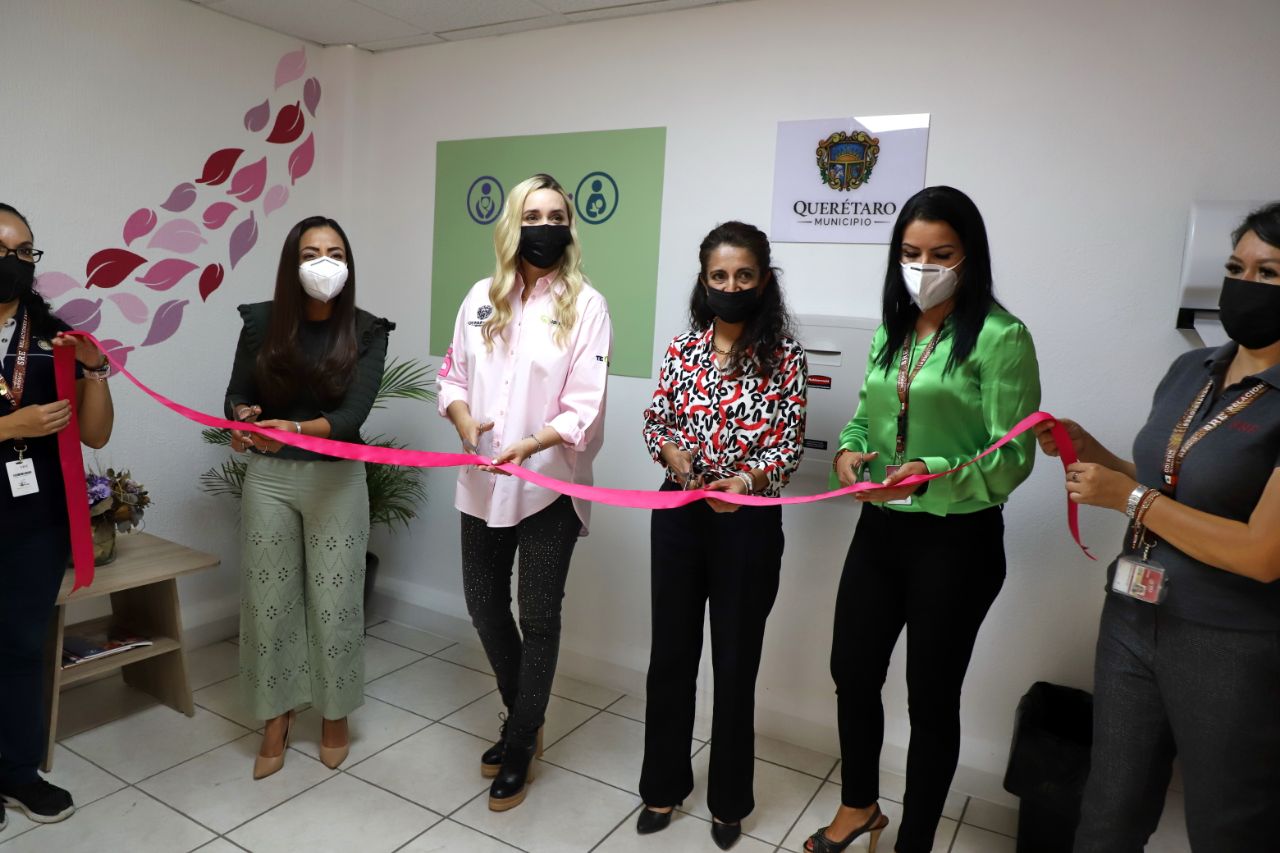 Asiste Arahí Domínguez a inauguración de la Sala de Lactancia en SRE