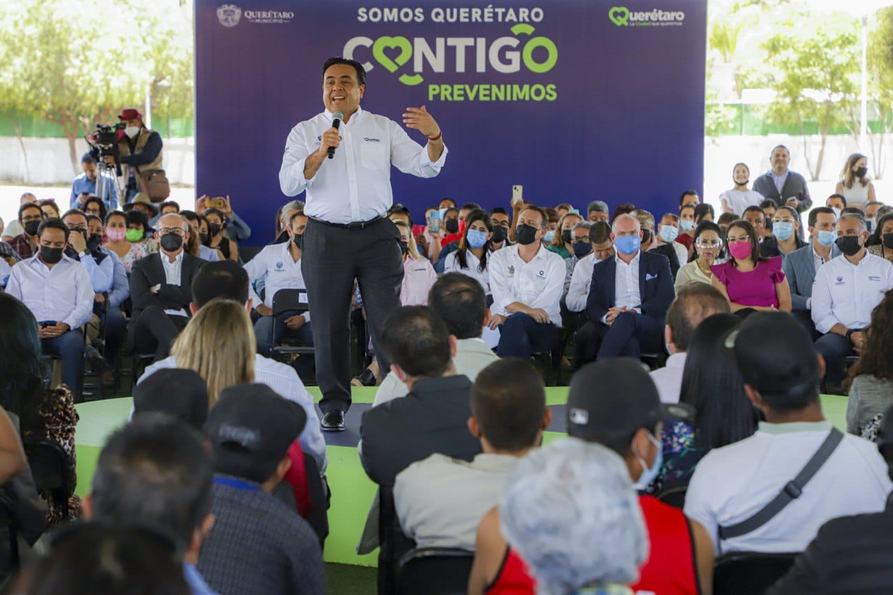 Presenta Luis Nava el programa «Somos Querétaro, Contigo Prevenimos
