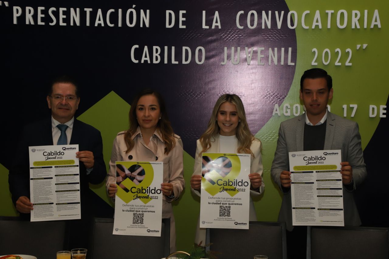 Presentan Regidores la convocatoria para el Cabildo Juvenil 2022