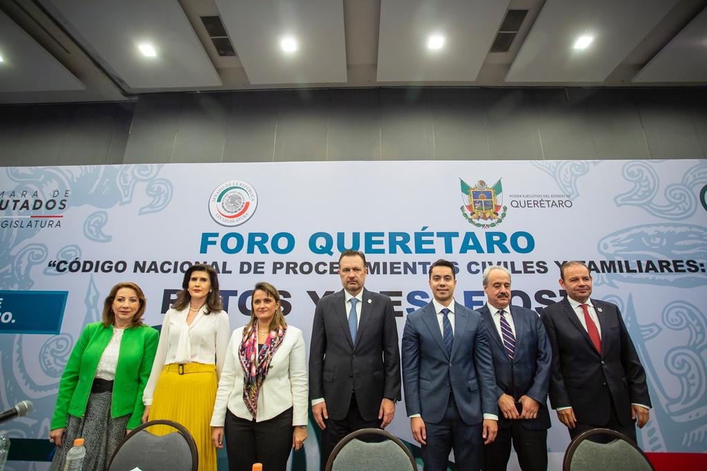 Inaugura Gobernador Foro Querétaro Código Nacional de procedimientos civiles y familiares: retos y desafíos