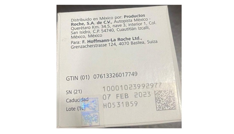 COFEPRIS emite alerta sanitaria sobre el producto falsificado Ocrevus 300mg/10mL