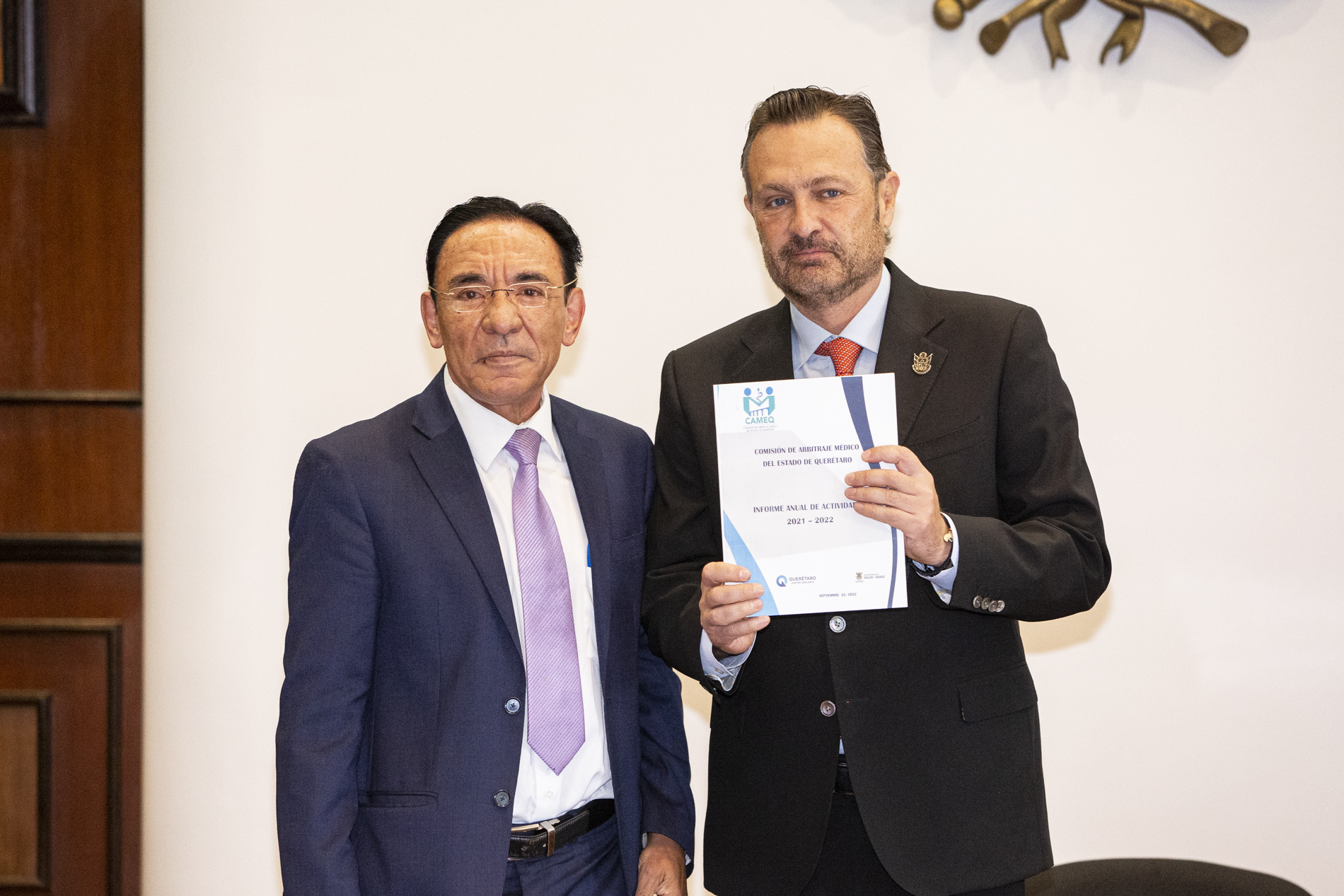 Atestigua Gobernador informe anual de CAMEQ