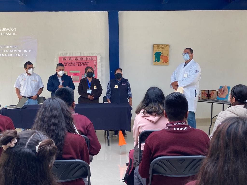 Realiza SESA Feria de la Salud en el COBAQ 6 de Tolimán