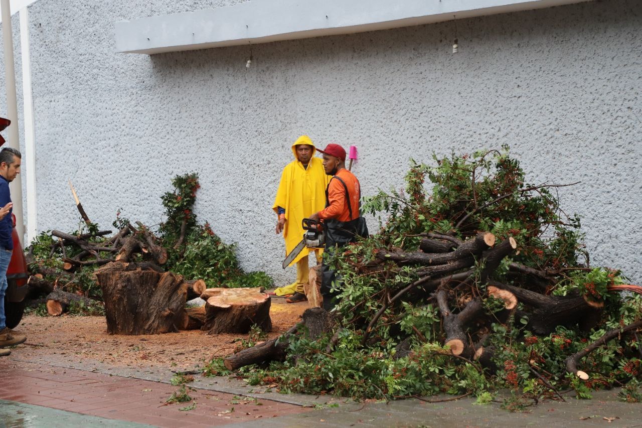 Afectaciones por lluvia en Queretaro