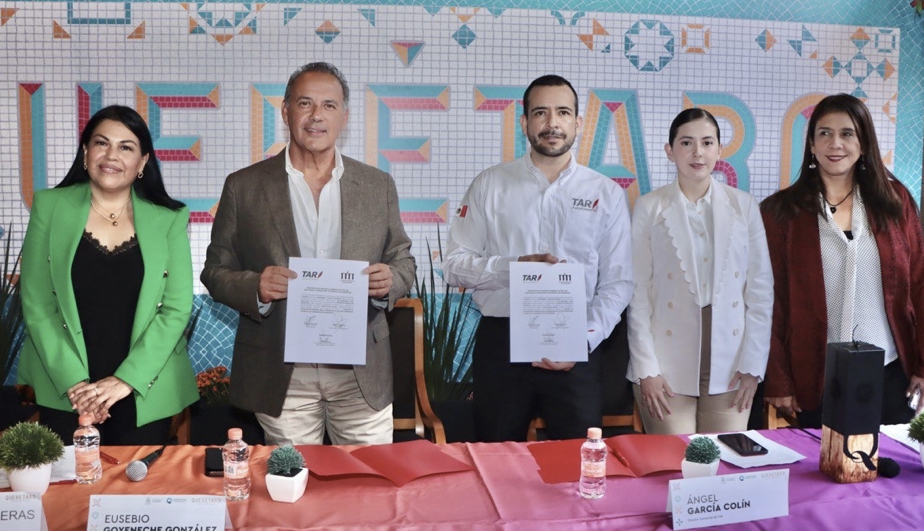 Firman convenio el Clúster Vitivinícola y TAR Aerolíneas para promover los vinos queretanos a bordo de los vuelos