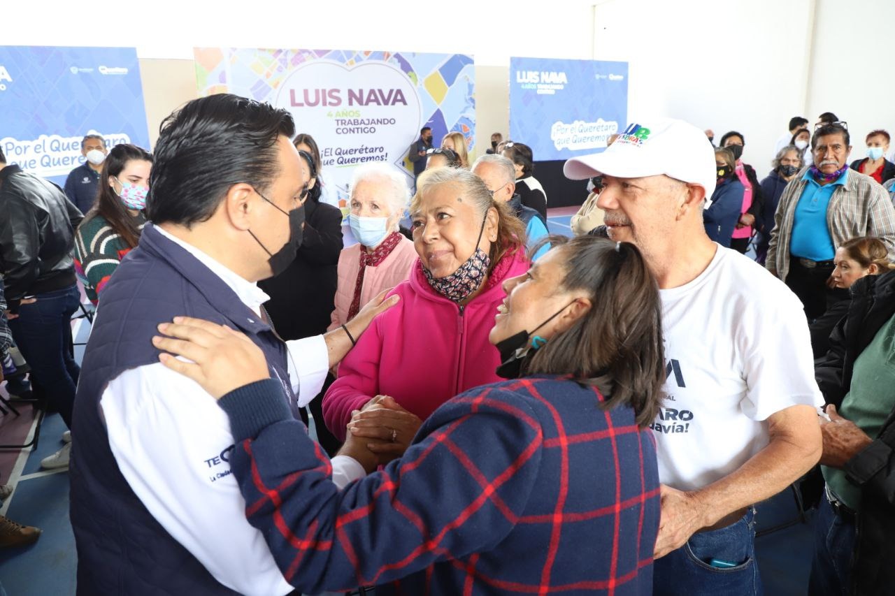 Ante adultos mayores, presenta Luis Nava los resultados de 4 años de trabajo por Querétaro