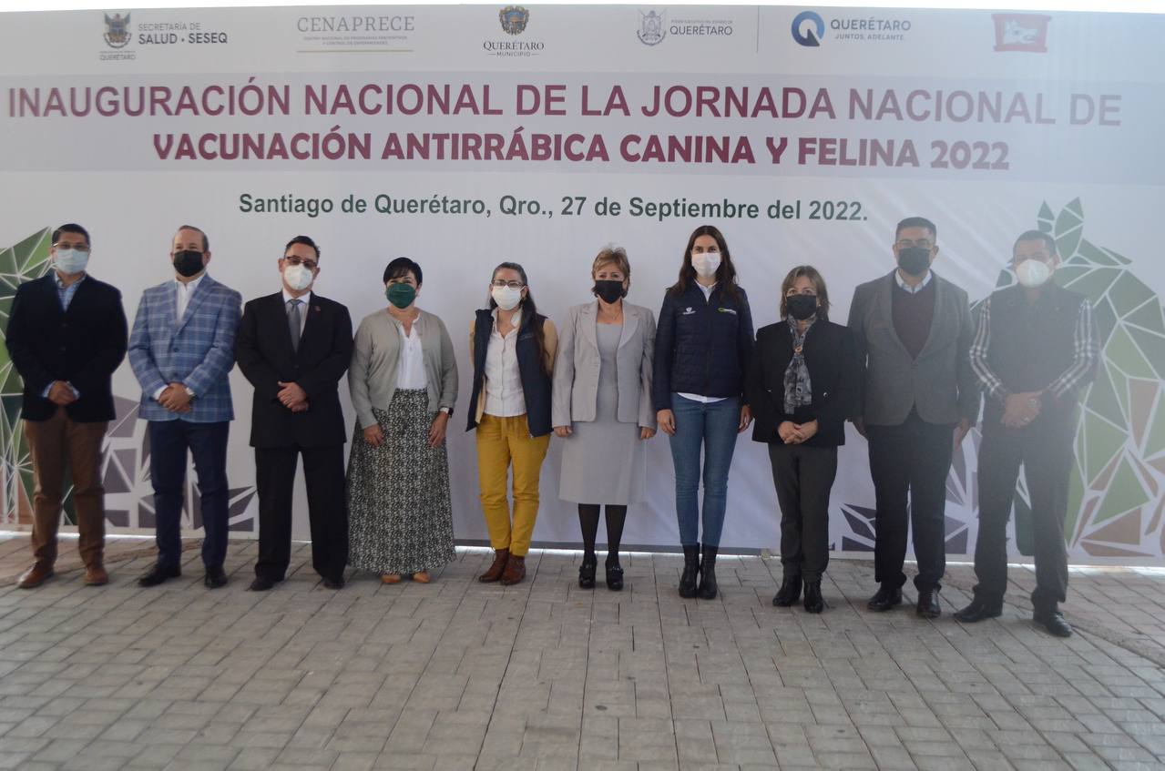 Inicia en Querétaro la Jornada Nacional de Vacunación Antirrábica