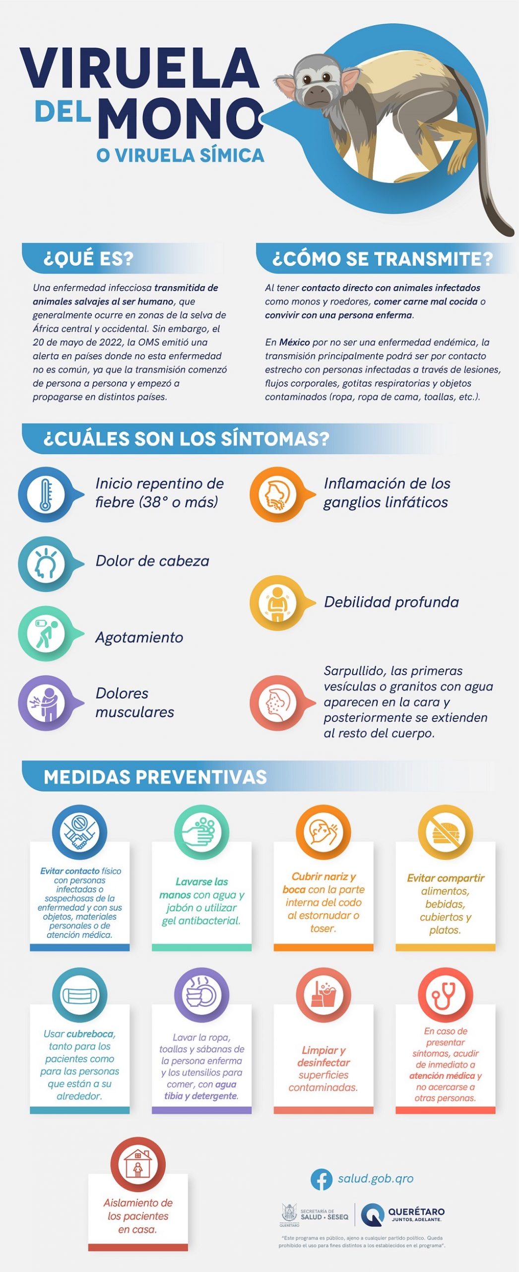 Mantiene SESA vigilancia epidemiológica con relación a la viruela símica en el primer y segundo nivel de atención