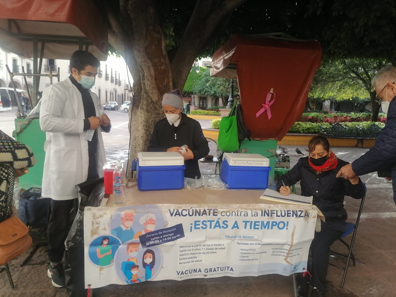 Llama SESA a vacunarse contra la influenza en la temporada de frío