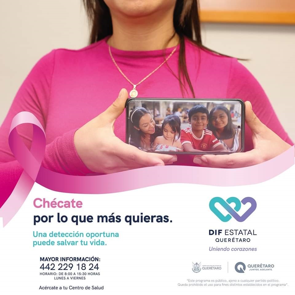 Se suma SESA a la conmemoración del Día Mundial de la Lucha contra el Cáncer de Mama