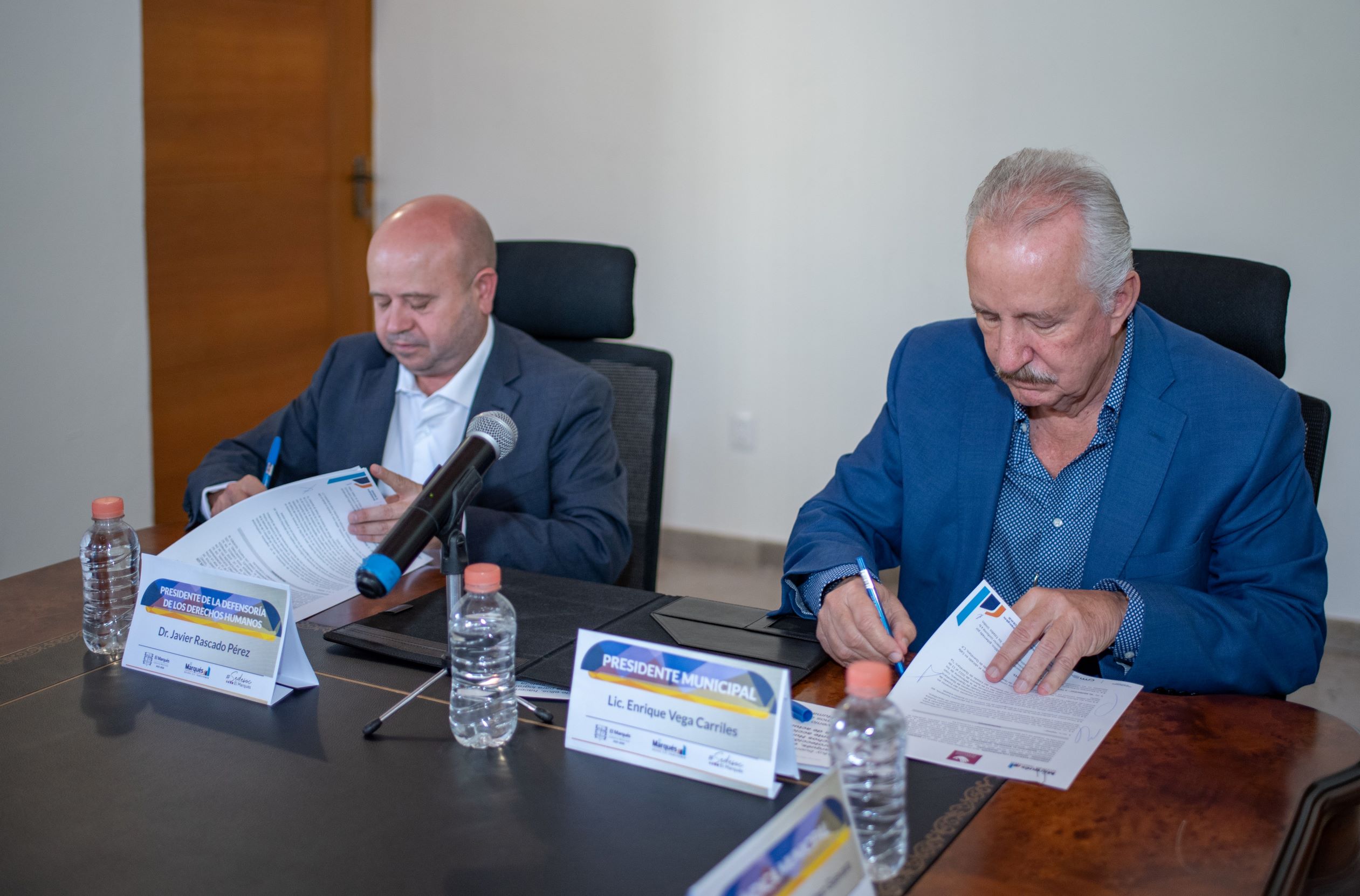 Municipio de El Marqués, firma convenio con la Defensoría de los Derechos Humanos