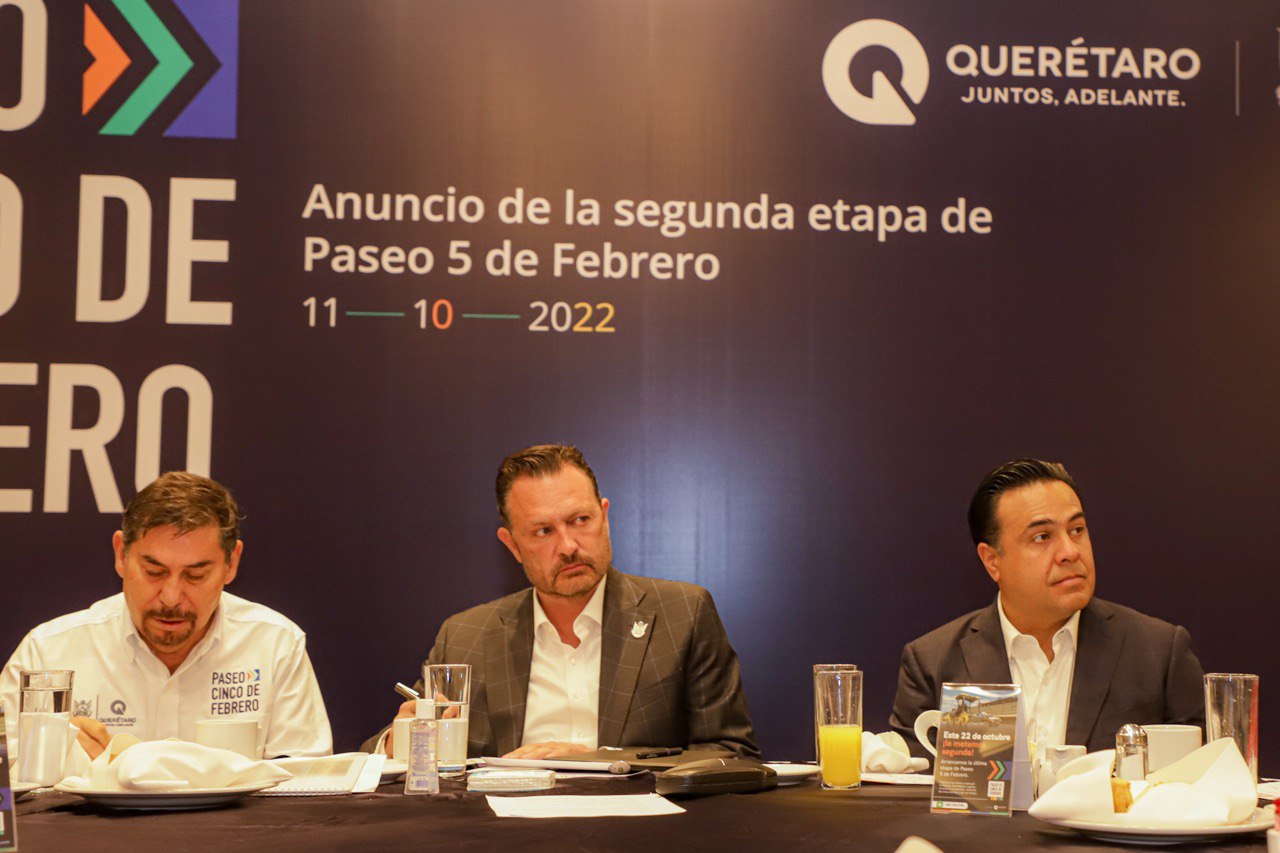 Acude Luis Nava al anuncio de la segunda etapa de 5 de Febrero