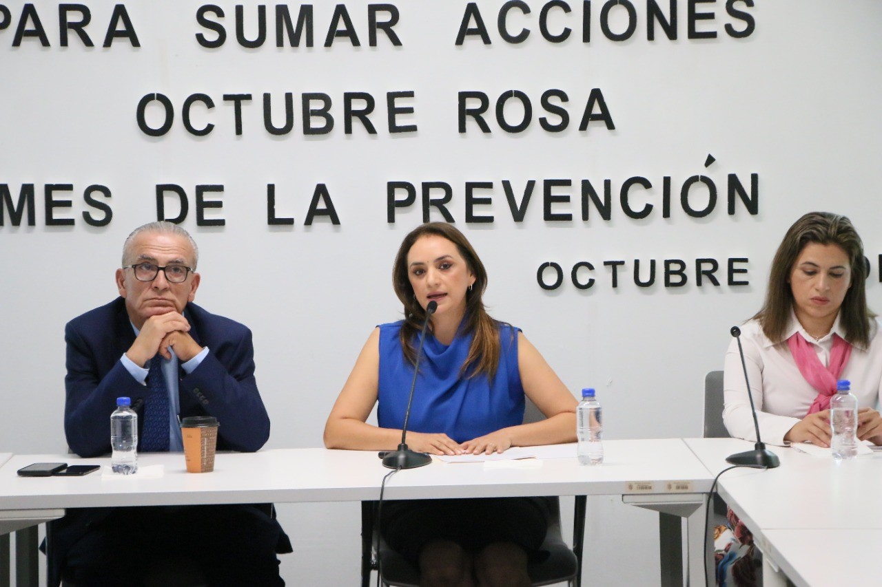 La diputada Dulce Ventura Rendón llevó a cabo mesa de trabajo  “Octubre rosa, mes de la prevención”