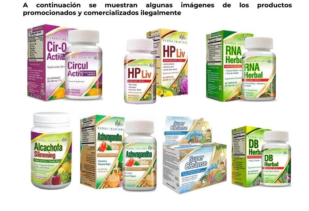 Emite COFEPRIS alerta sanitaria sobre productos de Herbal Solutions Health