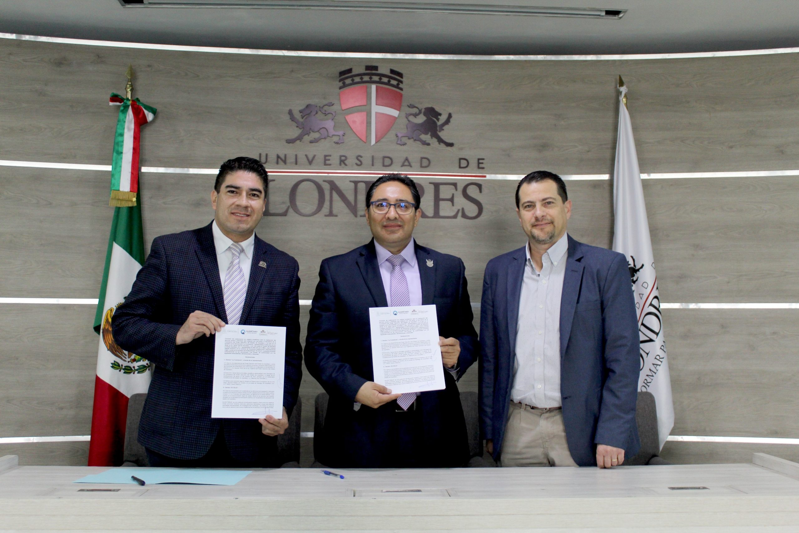 Firman convenio Contraloría Estatal y Universidad de Londres