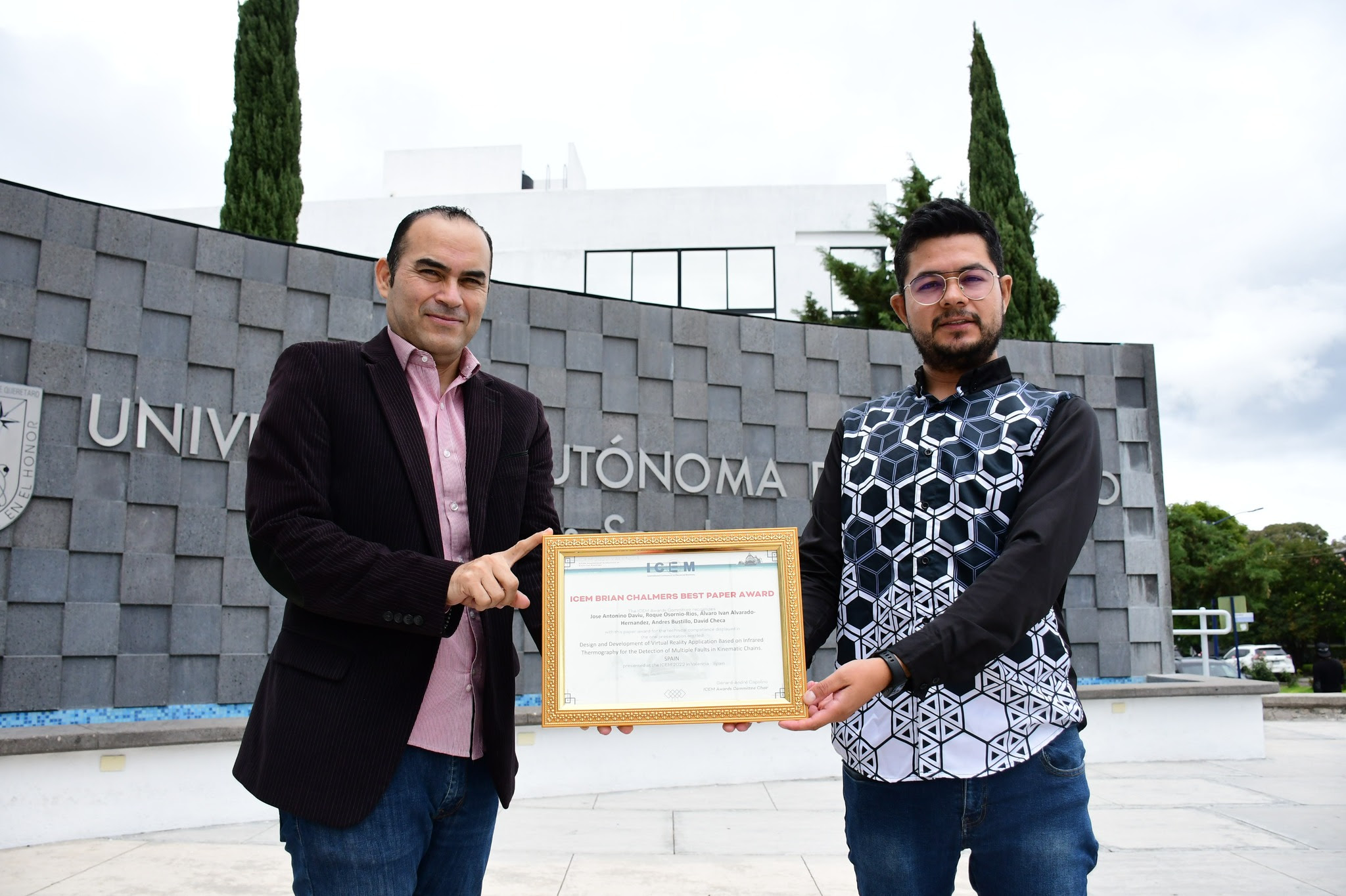 Gana ingeniero UAQ premio internacional por Mejor Tesis Doctoral, en España