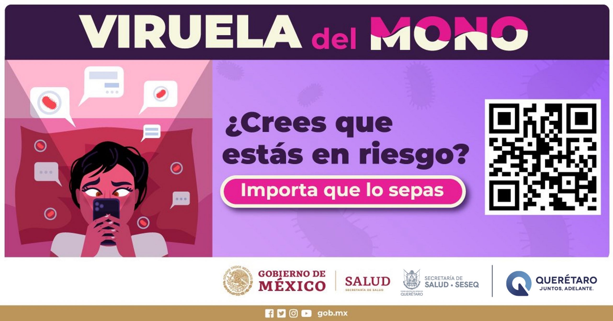Informa SESA que se continua vigilancia epidemiológica a cuatro casos con viruela símica