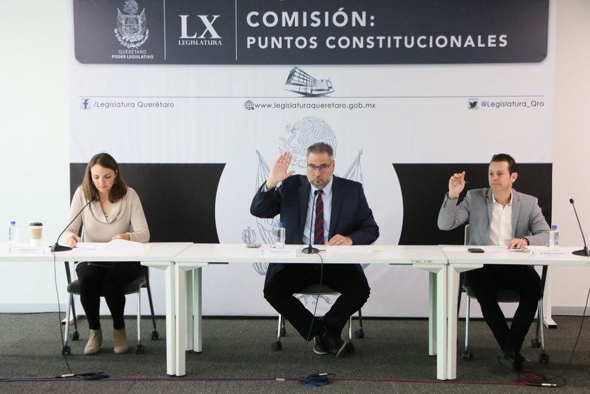 Preside Manuel Pozo la Comisión de Puntos Constitucionales para reconocer la Movilidad como un derecho humano de los queretanos